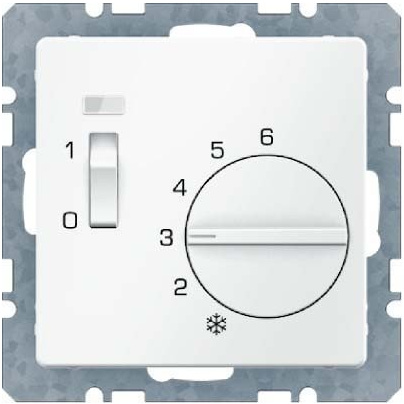 Raumtemperaturregler mit Öffner 20316089 4011334316060 Berker