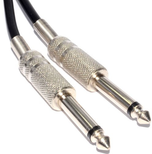 kenable Flexible Speaker Cable 6.35mm Jack Plug To 6.35mm Jack Plug 0.75mm2 6m [6 metres]