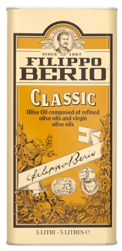 Filippo Berio Olive Oil, Classico, Large Tin (5 Litres)