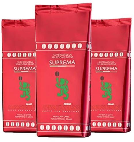 3 x Mocambo Kaffee Espresso - Suprema, 1000g Bohnen