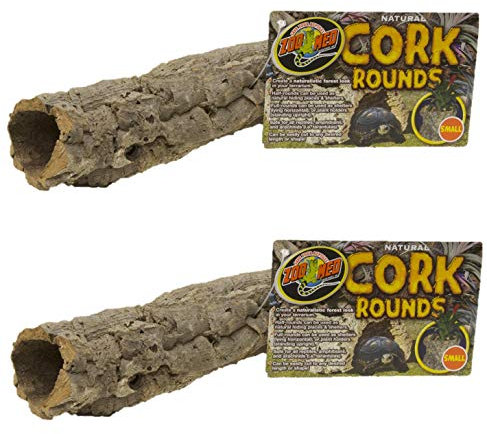 Zoo Med Cork Rinde Runde für Terrarium [Set of 2] Größe: Klein (2 'H x 10' W x 10 'L)