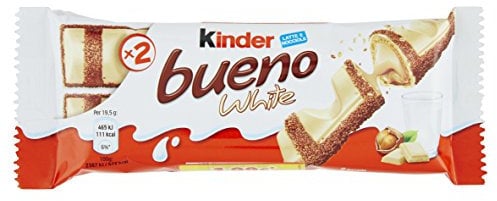 Ferrero kinder bueno White – Schokoriegel mit weißer Schokolade – 10 Packungen mit je 6 Einzelriegeln (10 x 117 g)