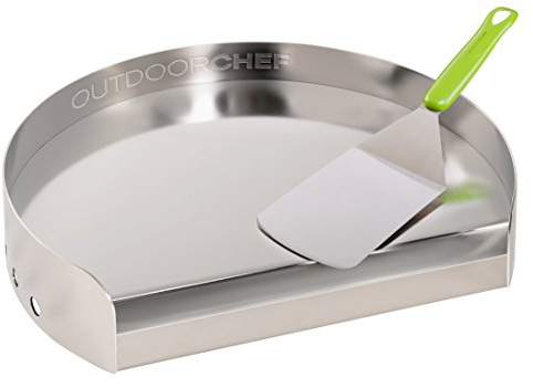 Outdoorchef Grillzubehör, Plancha Grillplatte, silber, 41x34,8x8,2 cm, 18.211.98