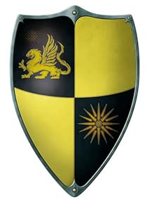 Holzspielerei Ritterschild Grafenstern