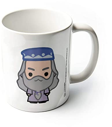 Wizarding World Harry Potter Kawaii Albus Dumbledore Ceramic Mug Kaffeetassen, Keramik, Mehrfarbig, 315 ml