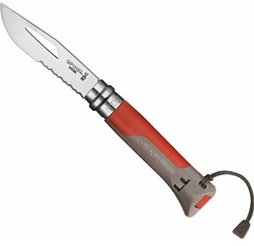 Opinel Outdoor N°8 - Rosso - Caccia e pesca