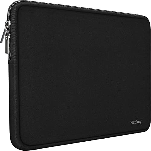 Funda de Neopreno Resistente para portátil de 15 a 15,6 Pulgadas, Compatible con ASUS/DELL/Fujitsu/Lenovo/HP/Sony/Toshiba/Acer/Fujitsu Negro Negro 15 Pulgadas