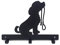 Dog Lead/Leash, Key,Coat,Door,Towel, Hanger,Holder,Rack, Hook- *Dog with Lead*