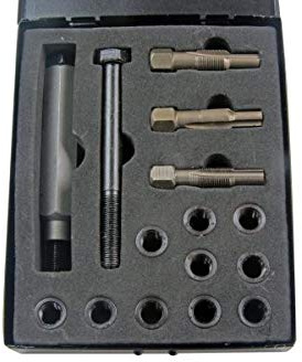 US PRO Glow Plugs Thread Repair Kit M10x1.0 Tap Thread Cutter Inserts