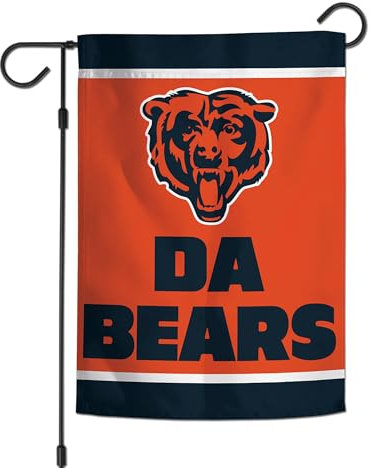 WinCraft Chicago Bears Gartenflagge, zweiseitig, 30,5 x 45,7 cm