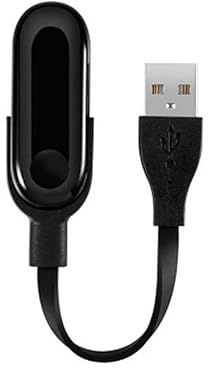 CABLEPELADO Cavo USB Ricarica e sincronizzazione | Compatibile con Xiaomi Mi Band 2 | Caricatore Xiaomi Mi Band 2 | Cavo di ricambio Xiaomi Mi Band 2 | Lunghezza 15 cm | Nero