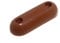 10 x Rubber Oval Toilet SEAT BUFFERS Brown 60MM X 22MM X 12MM + Screws