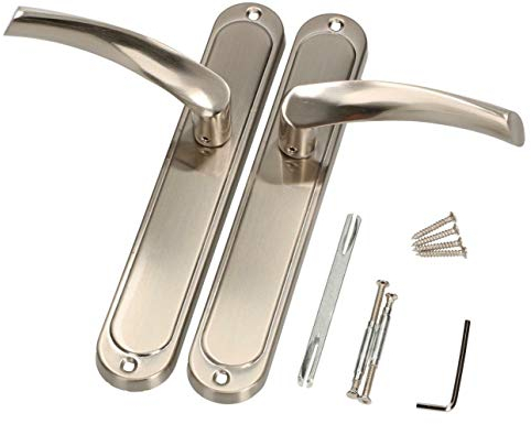 KOTARBAU Maniglia per porta, satinata, maniglia per porta, maniglia per porta interna esterna