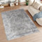 TAPISO Feyruz Teppich Kurzflor Rauchgrau Blau Braun Vintage Klassisch Orientalisch Used Effekt Wohnzimmer Schlafzimmer ÖKO-TEX 200 x 300 cm