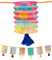 Talking Tables ghirlanda di lanterne di carta nappe-3 m | Decorazioni per feste Boho dai colori vivaci per compleanno, festa, celebrazione cinese, giardino estivo, Taglia unica, GARLAND-LANT