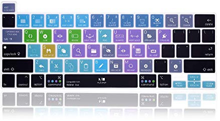 MMDW Ableton Live Shortcuts Hotkey Silicone Keyboard Cover Skin for MacBook Pro 16 inch A2141 2019 for MacBook Pro 13.3 inch 2020 M1 Chip A2338 A2251 A2289 with Touch Bar & Touch ID US Version