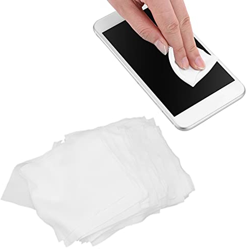 400 Stück Mikrofaser Reinigungstuch, Streifenfreies Microfasertuch für Spiegelnde, Fusselfreie, Staubfreie Reinraumtücher, 9,8 X 9,8 cm