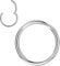 PunkTracker 1Pcs 20G 18G 16G 6/7/8/9/10mm Cartilage Tragus Helix Earring Hoop Stainless Steel Nose Rings Nose Piercings Helix Conch Septum Jewellery - Silver/Gold/Rose Gold