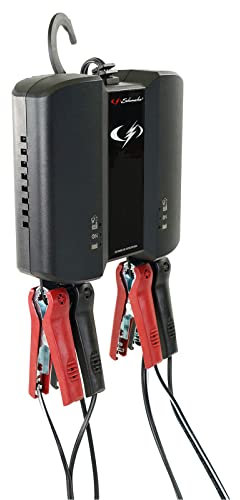 Schumacher Electric SC1410 6V/12V Two-Bank 2A Battery Charger/Maintainer, Black