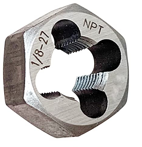 NPT Rohr-Sechskant-Schneideisen aus Karton, Stahl, 3,5 mm (1/8 Zoll) 27