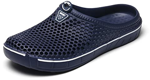 ReverseClock Women Garden Clogs Shoes Unisex Mesh Breathable Slippers Lightweight Summer Beach Sandals Walking Shoes