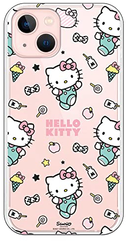 Personalaizer iPhone 14 Case - Hello Kitty Patron Stickers white