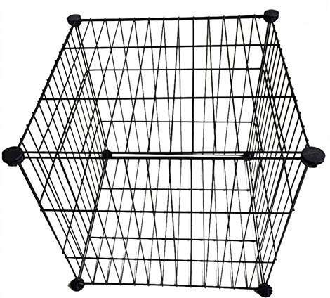 Yusheng Cubo Alambre | Estantes organizadores Cubos Almacenamiento apilables - Rejilla Alambre 5 uds, organizadores Armario Cubo y Almacenamiento, estantería