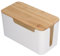Caja De Gestión De Cables,Caja Organizadora De Cables De Madera Para Ocultar Cables Regletas Con Tapa De Madera,Caja Organizadora De Cables De Computadora De Escritorio Para Ocultar Cables Enrutadores