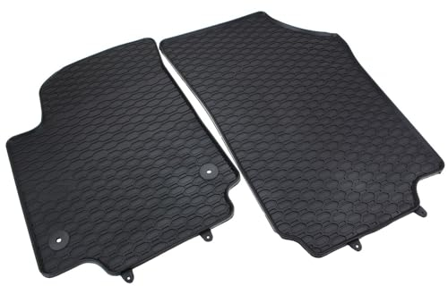 kfz-premiumteile24 Premium Waben Gummimatten Kompatibel mit UP! (1S) MII Citigo Fußmatten Allwetter Automatten Premium Qualität Vorne 2-teilig 100% Passgenau