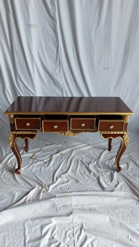 Kunibert Sekretär Barock Louis Seize Renaissance Rokoko Farbe: Nussbaum mit Gold Schreibtisch Schminktisch Länge120xHöhe175xBreite49cm Nr.11