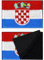 Patches Klett Kroatien | Klett Patch Croatia hook and loop Patch Velkro, Klett Patch, Militär Patch mit Klettverschluss Tactical Morale Patches mit Klett | 40x60mm