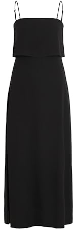Vila Vimilina Strap Maxi Dress - Noos (DE/NL/SE/PL, Numerisch, 40, Regular, Regular, black)