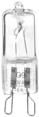 Ampoule G9 40W,110-130V,220-240V,Dimmable Blanc Chaud,Ampoule Halogène Tolérance de 500°C, Ampoule Pour Four Micro-ondes Cuisinière Plafonnie, Lot de 6/Lot de 12