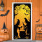 LOHAME Halloween Decorazioni Porta 180 * 90cm Copertura per Porta Strega Striscione Halloween Copriporta Decorazione Streghe Banner Addobbi Festone-per Addobbi Infestata Interni Esterni