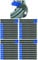 40 x Klett-Kabelbinder 40 cm x 40 mm Blau FUK wiederverschließbar Kabel-Klettband mit Metall-Öse - 400 mm wiederverwendbar