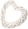 Cabilock Kränze Herzförmiger Rattan Kranz Für DIY | 20cm Weißer Weidenkranz | Und Weihnachtsdekoration | Bastelmaterial Für Und Wanddeko Dekokranz Für Haustür