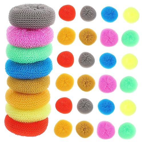 SOIMISS 30 Piezas Bola para Lavar Platos Estropajo De Cocina Reutilizables Estropajos para Platos Uso Diario Cocina