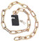 Sturdy Bike Chain Lock with Keys Portable Theft Lock for Bicycles Helmets and Luggage Secure Design Prevents Theft Convenient for Outdoor Cycling