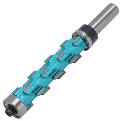 Luocute Flush Trimm Router Bit, 12 Mm Schaft -Doppellager -Spirale 75 Mm Schneidlänge Holzbearbeitungswerkzeug Teile Accessoires, Geeignet für Holz MDF Sperrholz