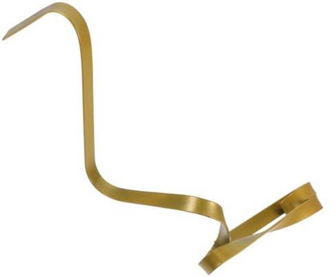 Golden Iron Ribbon Wine Rack, Balance Floating Bottle Holder for Table | Single Bottle Display, Suspended Angle Storage, Tabletop Bar Decor, Wine Bottle Holder for Home Restaurant