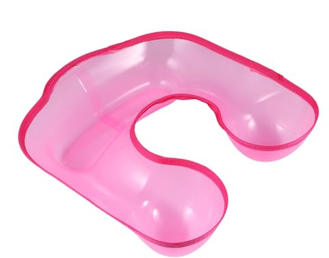 Hoement 2 Stück Teiliges Friseursalon Haarfärbe Dauerwellen Wasserdichtes Schulter nacken tablett mit Rillen Glatte Kanten Schützendes Haarpflege wasserbecken für Professionelles Styling