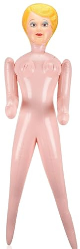 LKJAUOZ Aufblasbare Gummipuppe, Sexpuppe Für Die Männer, mit großen Brüste, als Erotik Scherzartikel Männer JGA Abschied Liebespuppen Größe 28cm