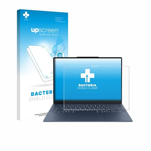 upscreen Antibakterielle Schutzfolie für Lenovo Yoga Slim 7x Gen 11 14 Klare Displayschutz-Folie