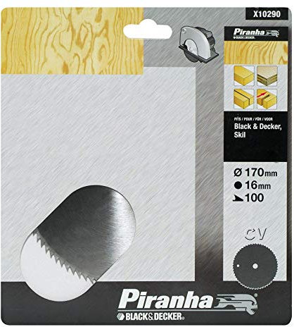 Stanley Black & Decker 8014211062643 Piranha X10290 Lame circulaire chromée 170 mm Multicolore