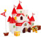 Nintendo Mushroom Kingdom Castle Playset Age 3+, Officially Licensed by Jakks Pacific, Includes Exclusive 2.5 / 6cm Bowser Action Figure and Accessories, Wall Poster Included