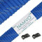 Namvo Blue Reflective 550 Paracord Mil Spec Type III 7 strand parachute cord 100ft / 30 Meters