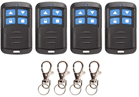 Pwshymi Control Remoto para Puerta de Garaje, Operación Fácil Universal 433 MHz Fácil de Llevar Control Remoto para Puerta de Garaje Profesional 5V para Cortina Eléctrica