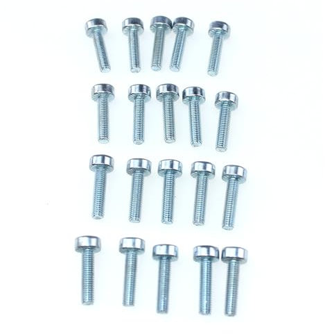 20 Stück M5 x 16 mm Keilschraube for Stihl Oleo-Mac Dolmar Kettensäge Freischneider Gebläse Kantenschneider Scheibenschneider Heckenschere