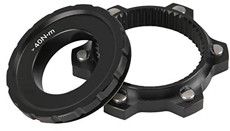 Yosoo Health Gear 1 Adattatore per Blocco Centrale del della Bicicletta da Montagna a 6 Bulloni, Rotore del Freno a Disco per Accessori Bici, Mozzi Filettati a Ruota Libera per