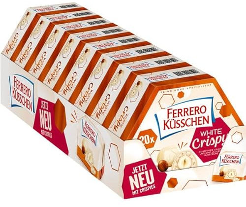 Ferrero Küsschen White Crispy, 8er Pack (8 x 172g)